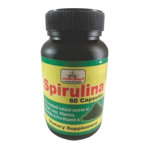 Aryan Shakti Spirulina Capsules, Shelf Life : 2 Year