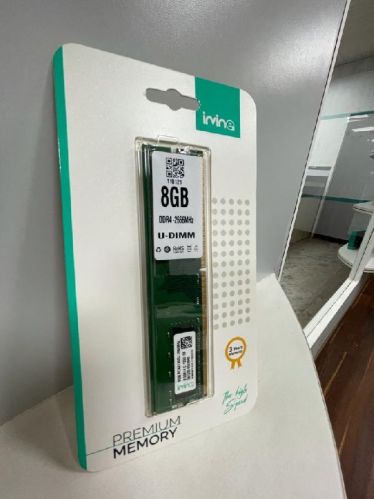 IRVINE PREMIUM MEMORY 8GB DDR4-2666MHz U-DIMM, Certification : ISO 9001:2008, ISO 9001:2008 Certified