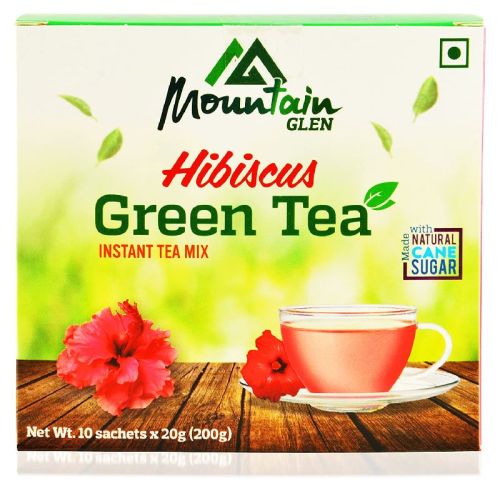 Mountain Glen Hibiscus Green Tea, Shelf Life : 12 Months