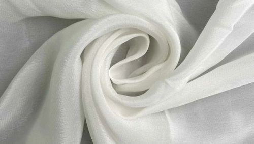Viscose Natural Crepe Fabric, For Apparel / Clothing, Ethnic Wear / Dresses, Coats, Width : 44