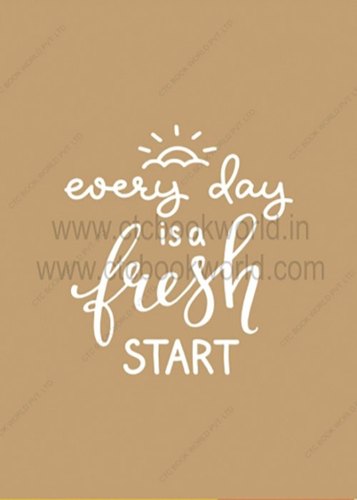 CTC Spiral A5 Kraft Notebook, Size : 15x21 Cm