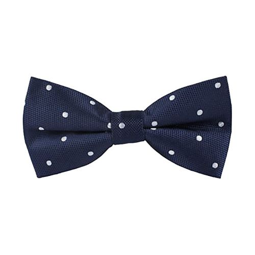 Polyester Dotted Bow Tie, Size : Standard