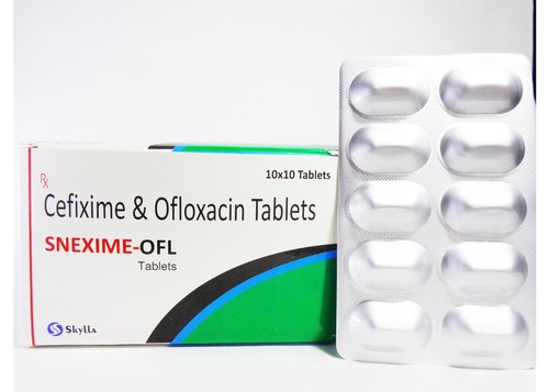Cefixime and Ofloxacin Tablets, Packaging Type : Box