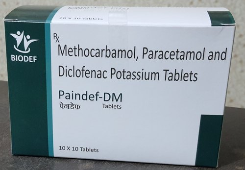 PAINDEF DM Methocarbamol Tablet, Packaging Size : 10x10 ALU ALU