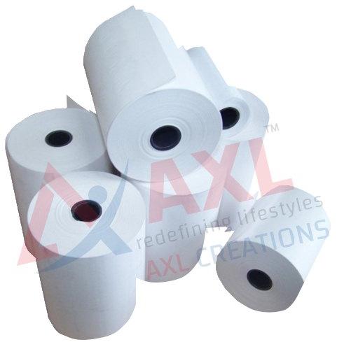 Thermal Paper Rolls, For Swipe Machines, Pattern : Plain