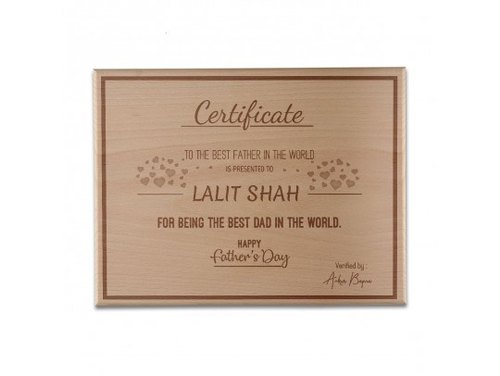 Wooden Engraved Wood Plaque, Size : 3*5 Inch (L X W)