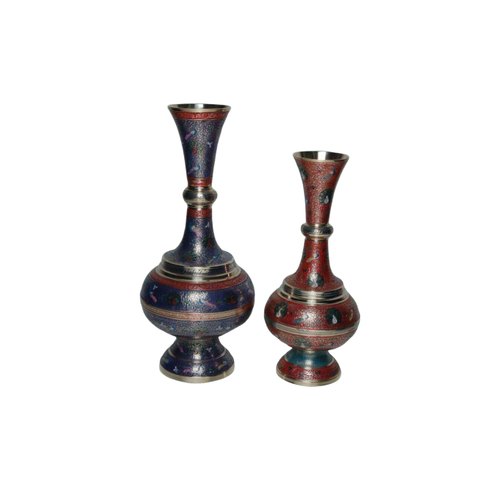 Dhrama Brass Flower Vase, Packaging Type : Box