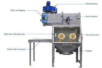 Glove Boxes and Bag Dump Station, Voltage : 230V AC 440V AC 50/60Hz