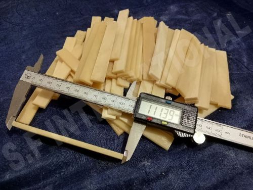 Flat Unbleached Guitar Bone Saddle Blanks, Feature : Excellent Durability