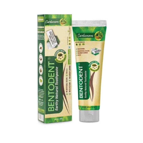Organic Gyaan Bentodent Cardamom Toothpaste, Packaging Size : 50 Gm 100 Gm