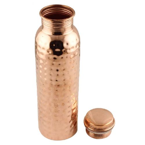 Hammered Copper Water Bottle, Capacity : 900 Ml