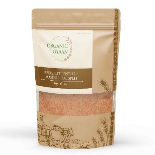 Organic Split Masoor Dal, Shelf Life : 1year