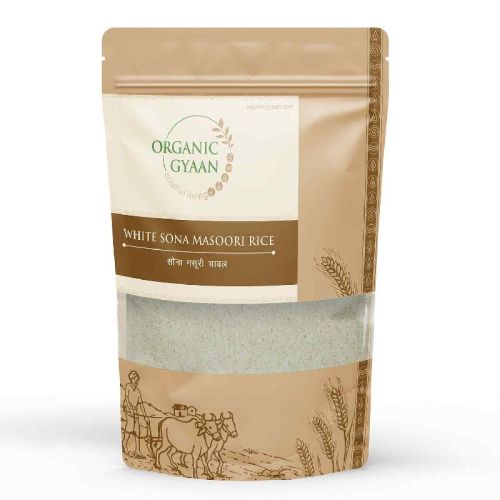 Organic White Sona Masoori Rice, Feature : Good In Taste, Good Variety