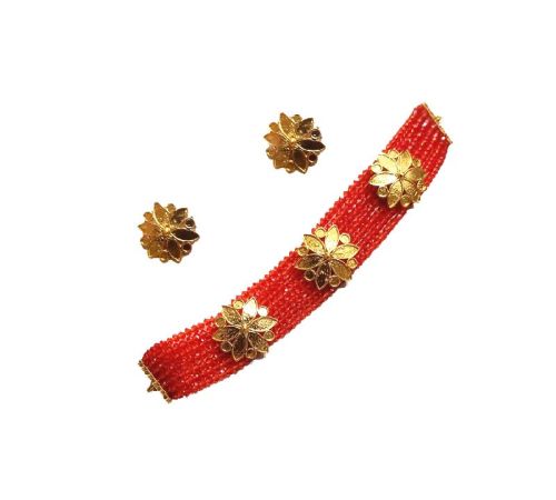 Assamese Traditional Jewellery Golpota Set/asomiya gohona1167, Packaging Type : Box