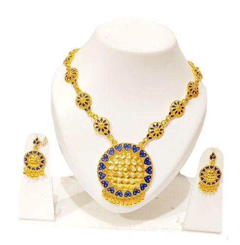 Assamese Traditional Jewellery Japi Set/asomiya gohona612-14, Packaging Type : Box