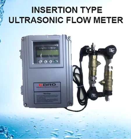 Wall Mounted Insertion Ultrasonic Flow Meter