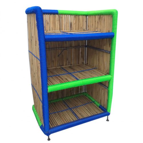 Handcrafted Bamboo Shoe Rack/ Stand/ Shelf For Outdoor/Indoor Use – Medium Size
