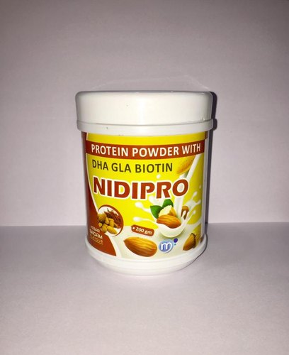 Nidipro Kesar Badam Protein Powder, Packaging Size : 200 Gm