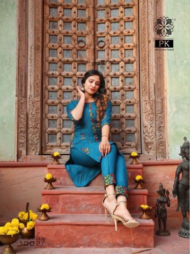 COTTON SLUB WITH EMBROIDERY WORK