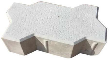Zig Zag Cement Paver Block, Size : 200 X 100 Mm
