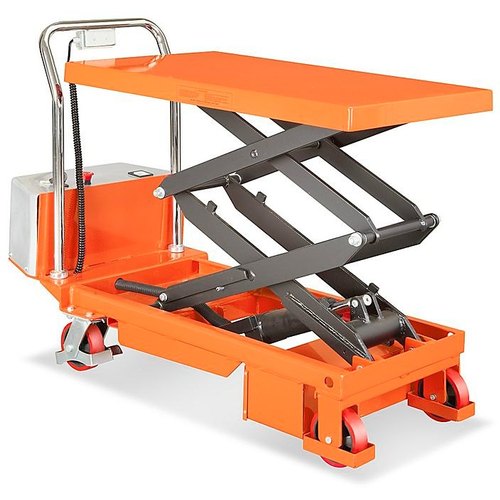 Forcelift Battery Operated Scissor Lift, For Industrial Use, Lifting Capacity : 0-0.3 Ton