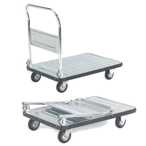 Forcelift Stainless Steel Foldable Platform Trolley, Capacity : 200-300kg