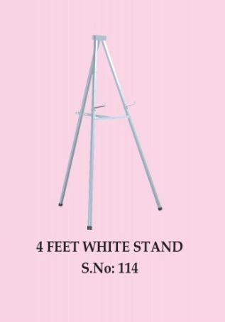 4 Feet White Board Stand, Certification : ISI Certified