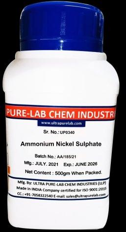 Ammonium Nickel Sulphate, Purity : 98.5%