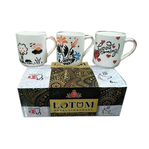Lotum Printed Coffee Mug, Color : Multi