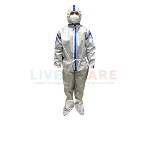 Coverall Suit With Separate Shoe Cover & Taping