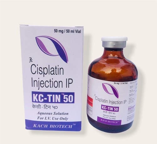 KC-TIN 50 Cisplatin Injection, Shelf Life : 24 Month