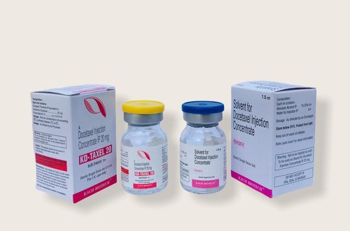 KD-Taxel Docetaxel Injection, Packaging Type : Vial