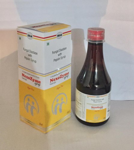 Fungal Diastase Pepsin Syrup, Packaging Size : 200 Ml