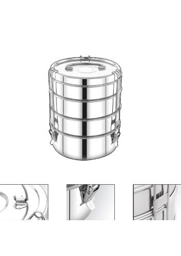 Polished STAINLESS STEEL BABY TIFFINS, Size : Multisize