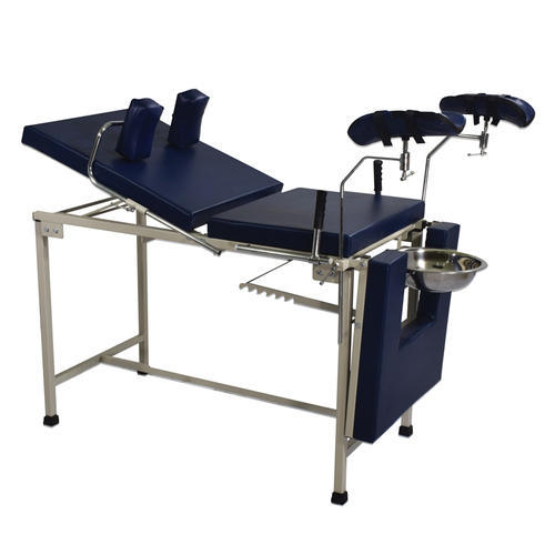 Manual Iron Delivery Bed, For Hospital, Ruining Type : Non Motorized