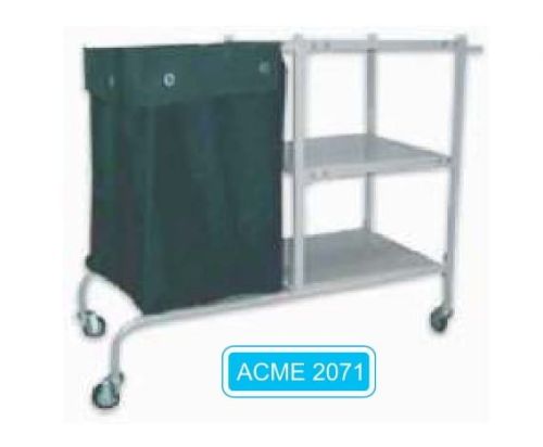 Linen Change Trolley With Canvas Bag, Size : 1200mmx600mmx1050mm (H)