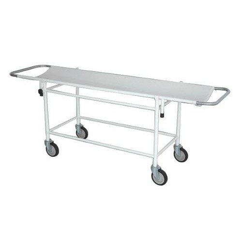 ACME Mild Steel Stretcher Trolley, Size : 2100mm X 560mm X 810mm