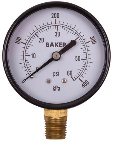 Baker Analog Pressure Gauges