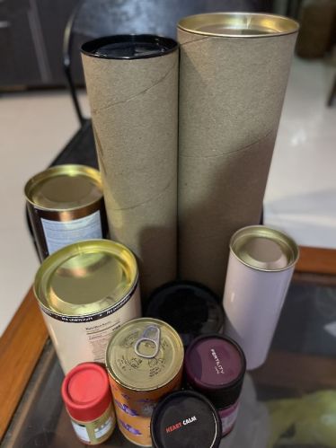 Plain Composite Paper Cans, Feature : Fine Finished, Light Weight, Unbreakable