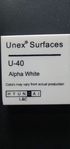 Hyundai Unex U57 Alpfa Whait Solid Surface