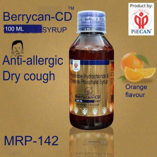 Berrycan-CD Syrup, Packaging Size : 100ml