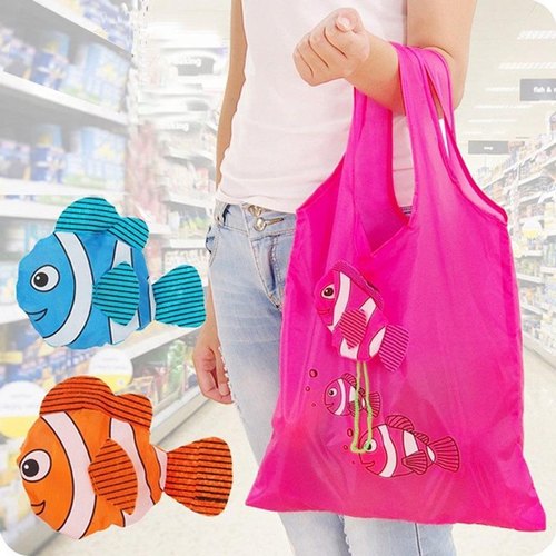 Plain Nylon Shopping Bag, Size : 32 Cm X 32 Cm
