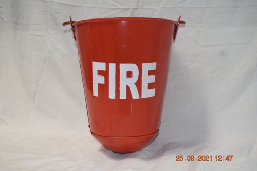 Mild Steel Fire Buckets, Capacity : 9 Litre