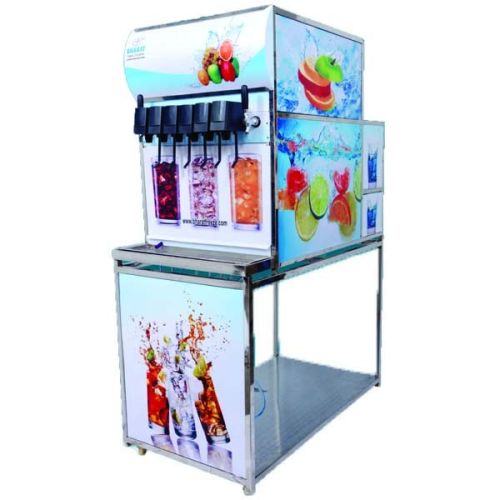 6+2 Soda Fountain Machine With Stand