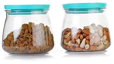 DHRUV Round Plastic MATUKI CONTAINER(900ML) 2PC, For Food Storage, Pattern : Plain