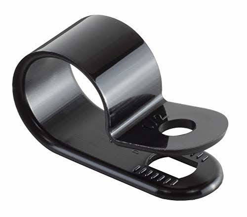 Coated Mild Steel Cable Clamps, For Easy To Fit, Compact Size, Color : Silver, Golden