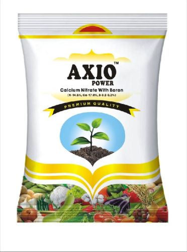 Calcium Nitrate With Boron Axio Powder, Packaging Size : 100gm, 200gm, 500gm