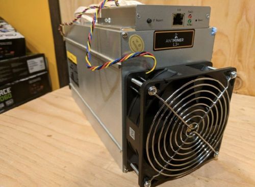 Bitmain ANTMINER L3+ 504M/S +power Supply Litecoin Miner LTC Mining Machine