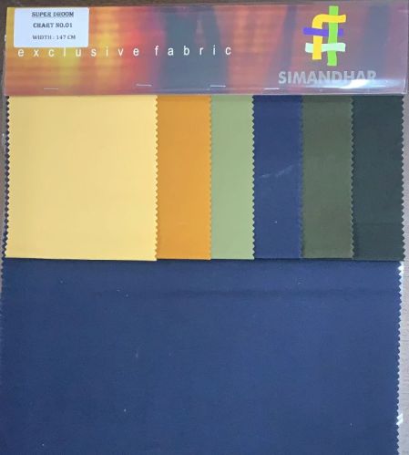 Simandhar Cotton Super Dhoom Shirting Fabric, For Garments, Pattern : Plain