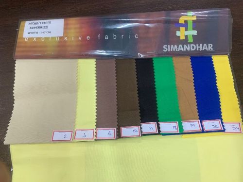 Simandhar Cotton Super King Shirting Fabric, For Garments, Pattern : Plain
